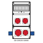 ROZDZIELNICA BEZ BEZPIECZNIKÓW;1X5X32A;3X5X16A;2X3X16A;INA=32A;IP54