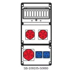 ROZDZIELNICA BEZ BEZPIECZNIKÓW;1X5X32A;2X5X16A;2X3X16A;INA=32A;IP54