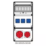 ROZDZIELNICA BEZ BEZPIECZNIKÓW;1X5X32A;1X5X16A;3X3X16A;INA=32A;IP54