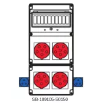 ROZDZIELNICA BEZ BEZPIECZNIKÓW;4X5X32A;2X3X16A;INA=32A;IP54