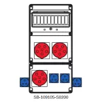 ROZDZIELNICA BEZ BEZPIECZNIKÓW;3X5X32A;4X3X16A;INA=32A;IP54