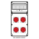 ROZDZIELNICA BEZ BEZPIECZNIKÓW;4X5X16A;INA=32A;IP54