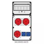 ROZDZIELNICA BEZ BEZPIECZNIKÓW;3X5X32A;2X3X16A;INA=32A;IP54