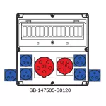 ROZDZIELNICA BEZ BEZPIECZNIKÓW;5X32A;5X16A;6X3X16A;INA=32A;IP54