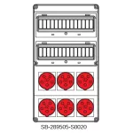 ROZDZIELNICA BEZ BEZPIECZNIKÓW;6X5X32A;INA=63A;IP54