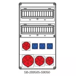 ROZDZIELNICA BEZ BEZPIECZNIKÓW;5X63A;5X32A;2X5X16A;3X3X16A;INA=63A;IP54