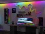 Taśma wewnętrzna LED Czarna Neonowa 5m 12W 96 diod/m RGB+ 24VA