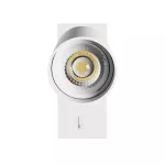 SQUALLA VARIOSA FLEXI SWITCH GU10 KINKIET 230V IP20 55x100x410MM BIAŁY OKRĄGŁA