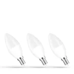 LED ŚWIECOWA E-14 230V 6W WW SPECTRUM 3-PACK