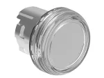 Metalowa głowica lampki Ø22mm serii Platinum, przezroczysta, bez adaptera montażowego