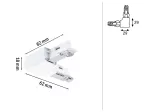 Łącznik szynowy L URail system 230V biały RAL9003 / tworzywo sztuczne