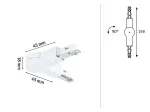 Łącznik przegubowy URail system max.1000W 230V biały RAL9003 / tworzywo sztuczne