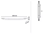 Łącznik elastyczny URail system Flex II max.1000W 230V biały RAL9003 / tworzywo sztuczne