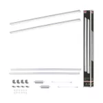 Zestaw opraw podszafkowych LED LINE DIM PIR 2x6W 2x500lm 550mm 30000K 230V chrom matowy / aluminium