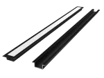 LED line PRIME Profil aluminiowy wpuszczany czarny 2m - zestaw