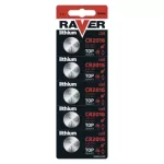 Bateria guzikowa Raver Lithium CR2016 blister 5