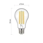 Żarówka LED Filament A67 / E27 / 17 W (150 W) / 2 452 lm / ciepła biel