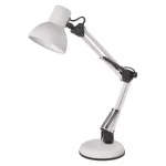 Lampa biurkowa E27 LUCAS 48 cm biały