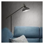 Lampa podłogowa E27 ARTHUR 150 cm ciemno szary