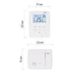 Termostat bezprzewodowy, pokojowy, programowalny z OpenTherm, P5611OT