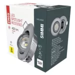 Oczko LED Exclusive 5W neutralna biel, srebrny