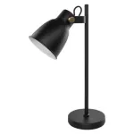 Lampa biurkowa E27 JULIAN 46 cm czarna