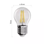 Żarówka LED Filament Mini Globe / E27 / 6 W (60 W) / 810 lm / neutralna biel