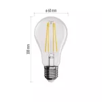 Żarówka LED Filament A60 / E27 / 3,4 W (40 W) / 470 lm / neutralna biel