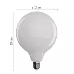 Żarówka LED Filament Globe / E27 / 18 W (150 W) / 2 452 lm / ciepła biel