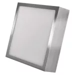 Panel LED natynkowy NEXXO, kwadrat, srebrny, 12,5W, CCT