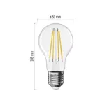 Żarówka LED Filament A60 / E27 / 3,8 W (60 W) / 806 lm / neutralna biel 3PK