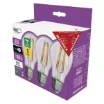 Żarówka LED Filament A60 / E27 / 5 W (75 W) / 1 060 lm / neutralna biel 3PK