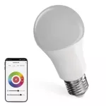 GoSmart Żarówka LED A60 / E27 / 9 W (60 W) / 806 lm / RGB / ściemnialna / Wi-Fi