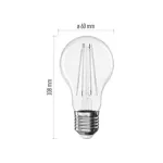 Żarówka LED Filament A60 / E27 / 7,8 W (75 W) / 1060 lm / 1060 lm / neutralna biel