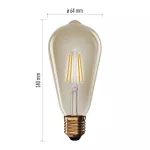 Żarówka LED Vintage ST64 / E27 / 4,5 W (40 W) / 420 lm / 420 lm / ciepła biel