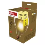 Żarówka LED Vintage G125 / E27 / 4,5 W (40 W) / 420 lm / 420 lm / ciepła biel