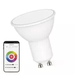 GoSmart Żarówka LED MR16 / GU10 / 4,8 W (35 W) / 400 lm / RGB / ściemnialna / Wi-Fi