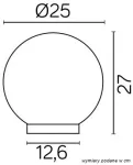 SU-MA lampa stojąca zewnętrzna Alekule G 250 Z