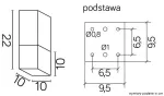 SU-MA plafon zewnętrzny Cube Max CB-MAX S AL