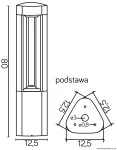 SU-MA lampa stojąca zewnętrzna FAN GL 11205