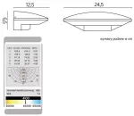 SU-MA kinkiet zewnętrzny Ufo 91303-LED