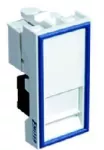 Gniazdo UTP RJ 45 kat. 5e z adapterem 1-modułowe, białe, niskie, DCN/TS-868K-8-C5E