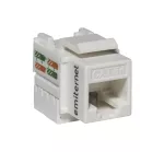 Gniazdo UTP RJ 45 kat. 5e keystone biały, EM/FA-682MK-8-C5E