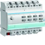 KNX system Sterownik żaluzji 8-krotny, 230V AC, 6M