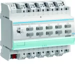 KNX s Sterownik załączający / żaluzjowy 10 A, 10-/5-kr, 6 mod