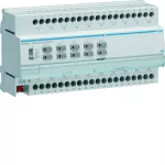 KNX system Sterownik załączający/żaluzjowy 20-/10-krotny 16A C-load, 10 mod.