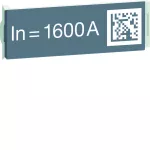 ACB HW1 Wtyczka z oznaczeniem znamionowym wyłącznika 1600A dostarczane luzem