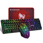 Extralink Gaming Set TF31 3in1 | Zestaw klawiatura + mysz + podkładka | podświetlenie LED