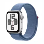 Apple Watch SE 2nd Gen GPS 40mm Silver Aluminium Case Winter Blue Sport Loop | Smartwatch |