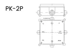 Puszka naścienna PK-2P biały